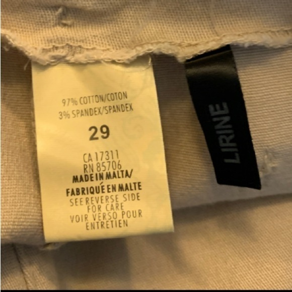 Buffalo David Bitten Lirine Beige Bootcut Jeans Size 29 Cotton Spandex Pants Oat - Picture 8 of 11